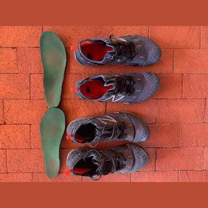 2 pairs of New Balance Minimus Trail Sneakers